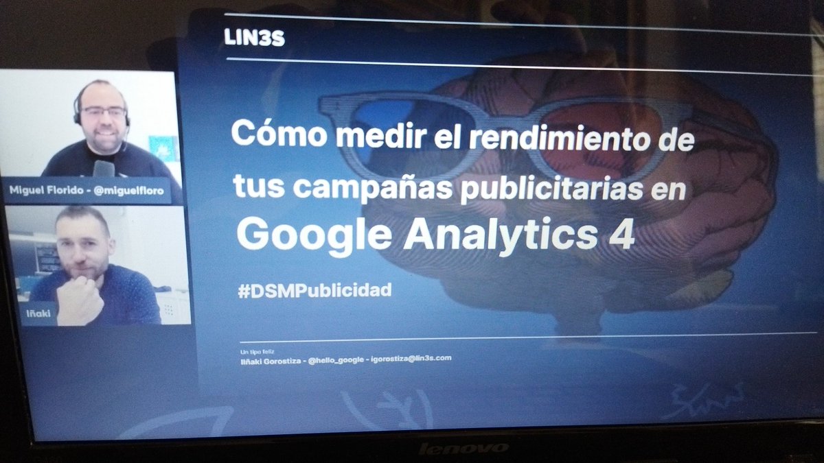 ebocch's tweet image. @Iñaki nos trae ahora su ponencia para #DSMPublicidad 2022 #GoogleAnalitics 4 #formación #Google