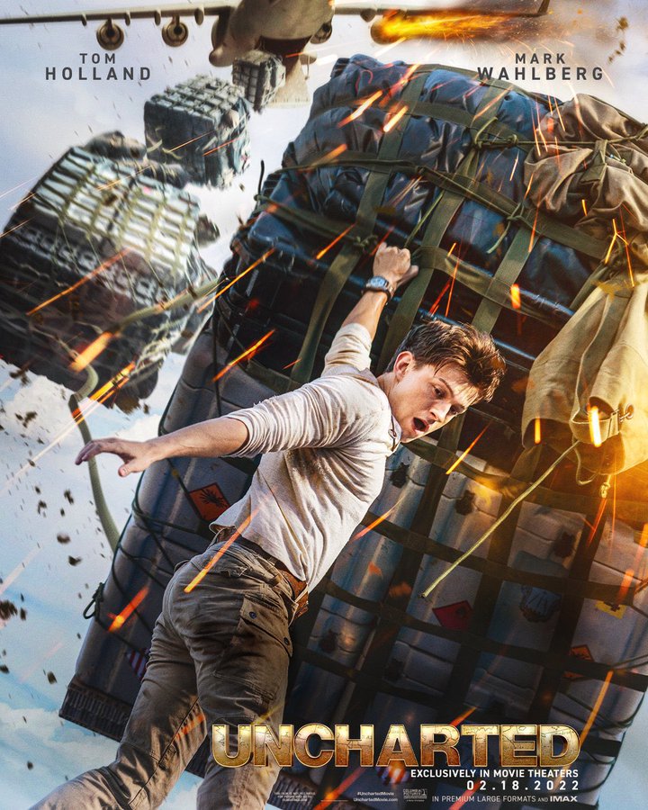 JVCom's tweet photo. Le film Uncharted a droit à une nouvelle affiche !

C'est prévu le 16 février au cinéma. https://t.co/C1F17GCbsn