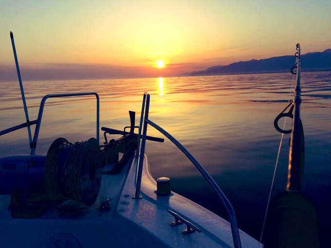 こんな海で釣りしてぇよな 