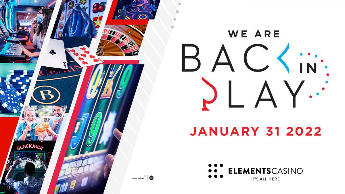 We are excited to reopen on Monday, January 31 at 10:00a.m., here's what to expect:

📰Proof of fully vaccinated status with QR code (Digital or printed) &amp; photo ID required for entry
🙋🏼50% capacity 
🗓️No registration needed

Visit elementscasinograndriver.com for more details.