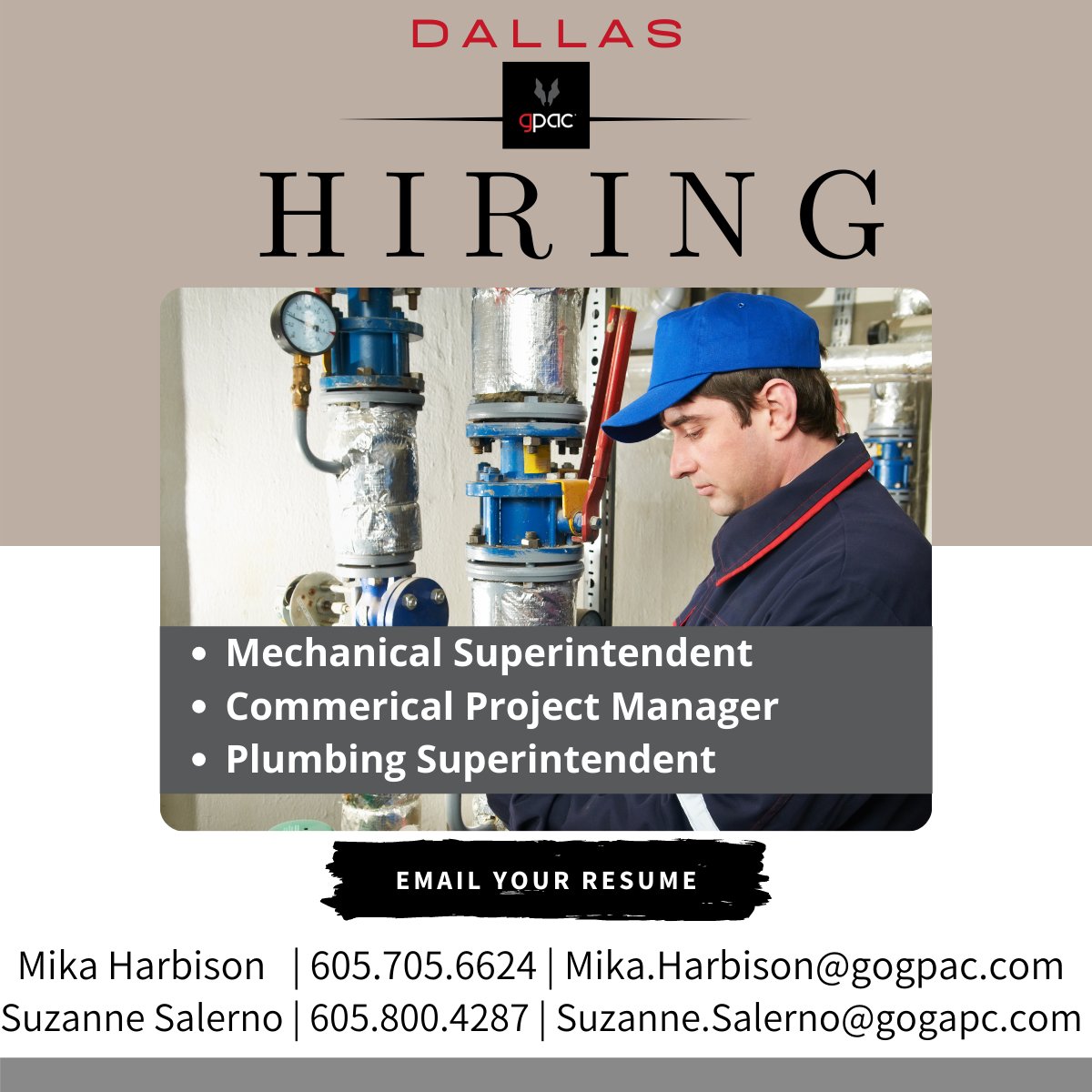 #hvac #mikawithgpac #gpac #HVACTech #hvaccareer #mechanical #mechanicaljobs #HVACjobs #Apply #sendyourresume #lookingforajob #workhard #growing #Estimator #projectManager #positions #Pmjobs #loveyourjob #career #applynow #wontlastlong #growth #dallas