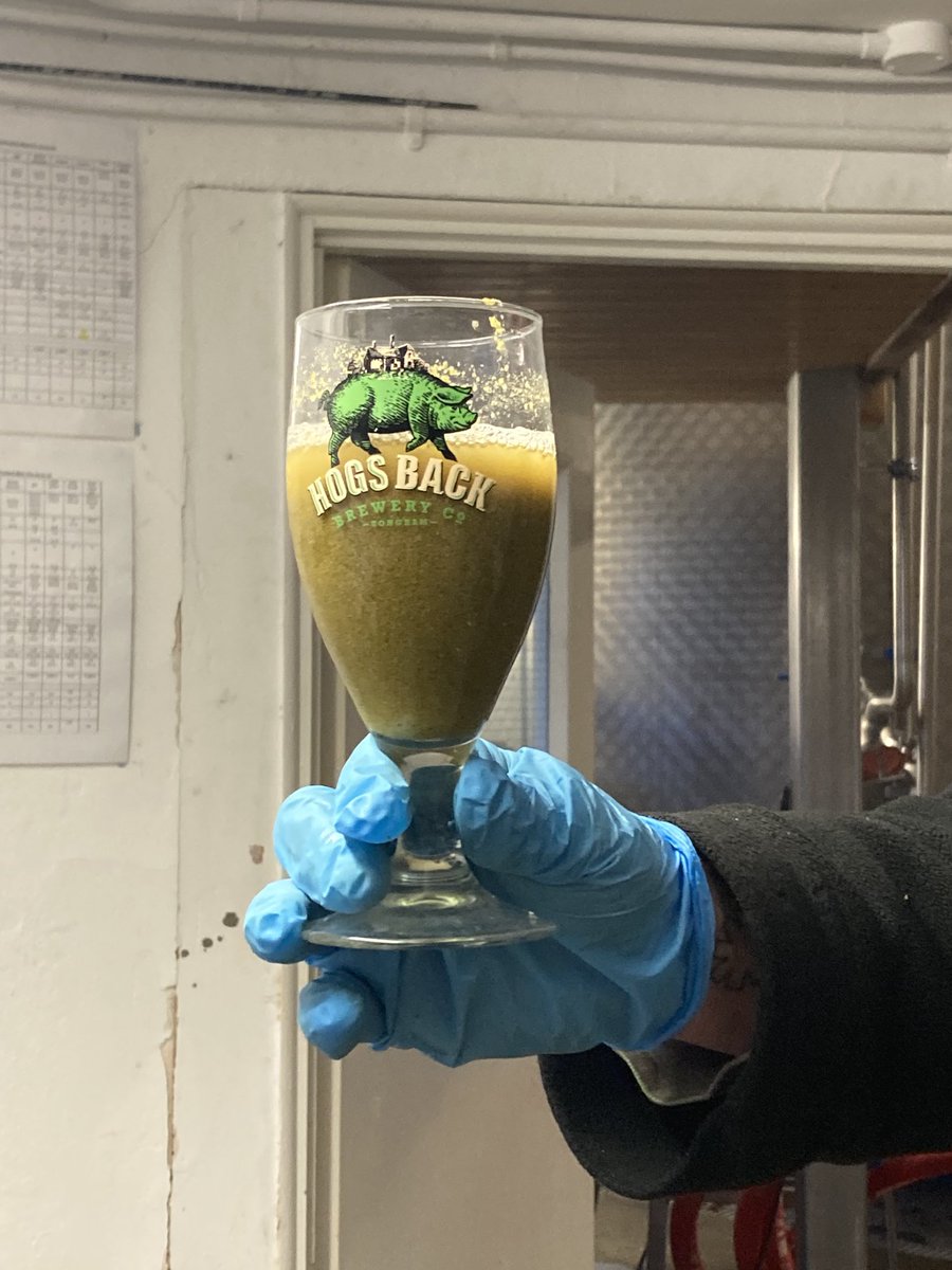 hbbbrewer's tweet photo. Now that’s what I call a craft haze!! ⁦@HogsBackBrewery⁩ Serve with a spoon!! https://t.co/5iLJRQg1cR