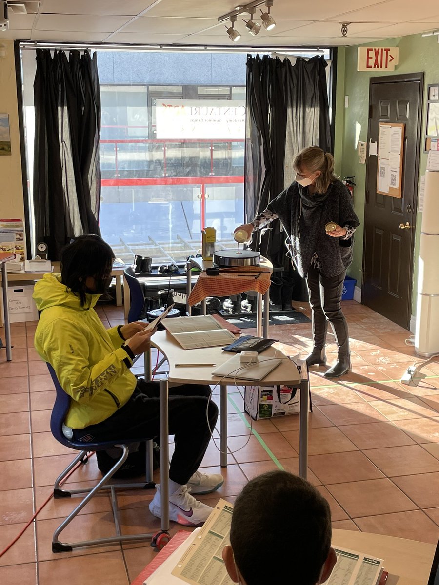 RickKunc's tweet photo. Today in French class @afanjoy made crepes with the students @KCSMatters #OrderofGoodCheer Lots of chatter about what we are eating next week. https://t.co/sKh98yIDx3