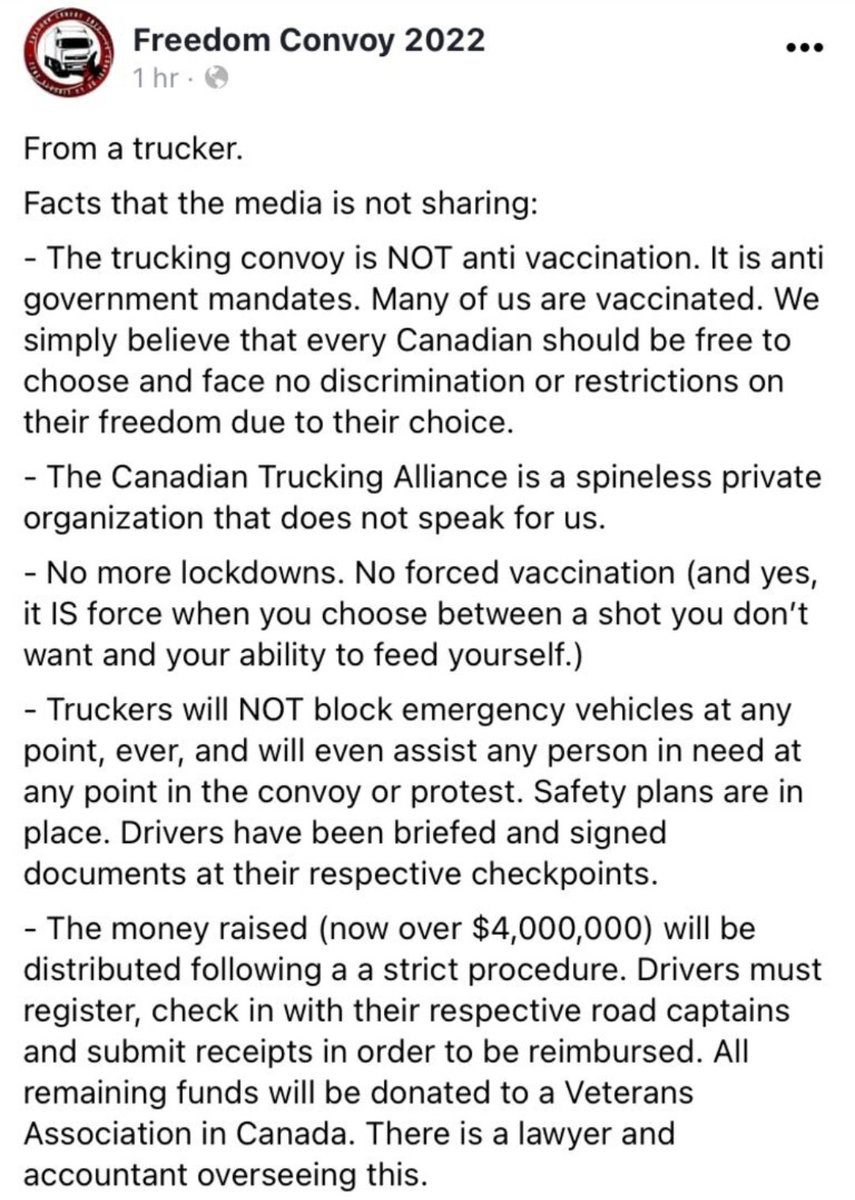 AreOhEssEyeEe's tweet photo. This👇
#TruckersForFreedom 
#TruckersConvoy2022 
#TrudeauHasGotToGo 
#TrudeauMustGo 
#TrudeauWorstPMEver 
#TrudeauIsDangerous 
#TrudeauGetOut 
#TrudeauCorruption 
#TrudeauNationalDisgrace https://t.co/QEGUS5UQuG
