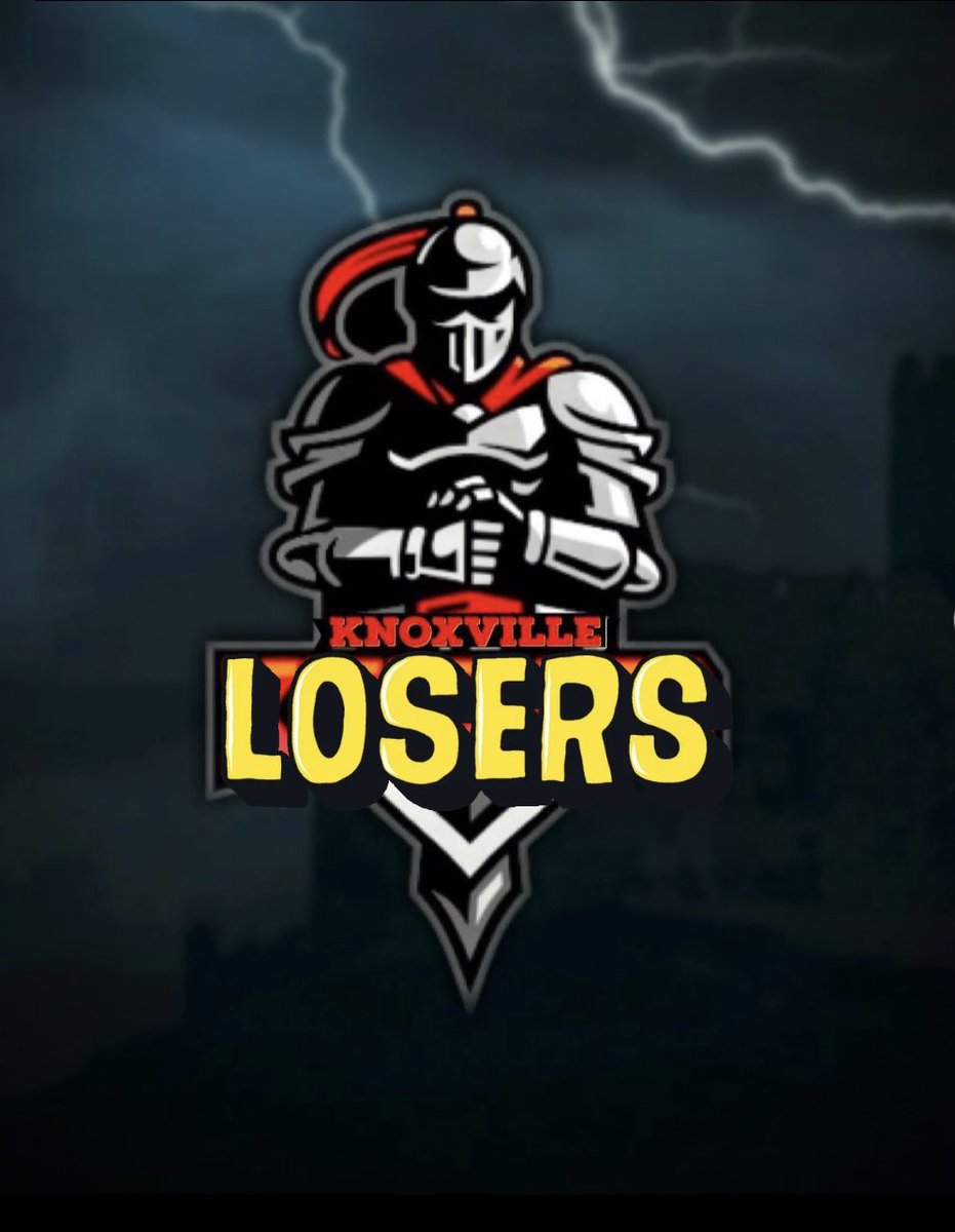 csl_tmz's tweet photo. HAHAHAHA. WOW. Knoxville - the #1 seed taken down by the Goon squad over at Boston. Boston…😂🤣 ANARCHY ‼️‼️ Below is the rebranded imagine for Knoxville after last night. #Losers https://t.co/paFunIcQw6