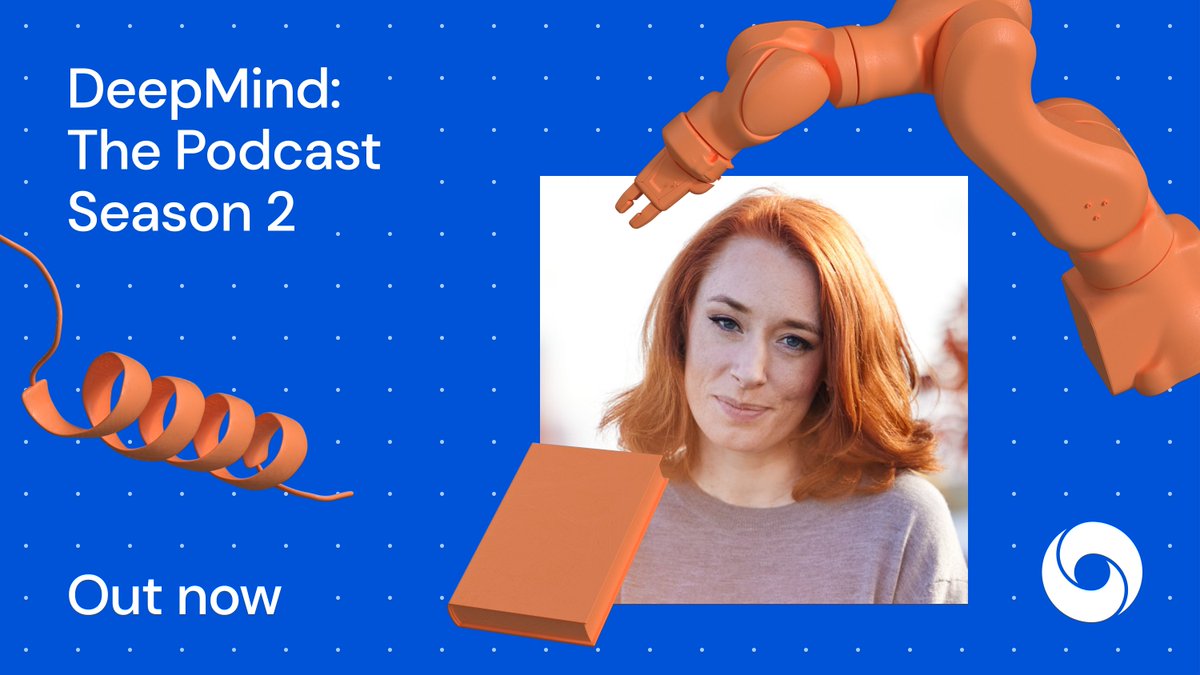 GoogleDeepMind's tweet photo. Where did the story of #AlphaFold really begin? 

Can a language model write a prompt in the style of a 1830s railway engineer?

@FryRSquared asks these questions and more in Season 2 of DeepMind: The Podcast. Episodes 1 and 2 out now: https://t.co/RYMHCTVGI3 #DMPodcast https://t.co/tJQ29FQT8t