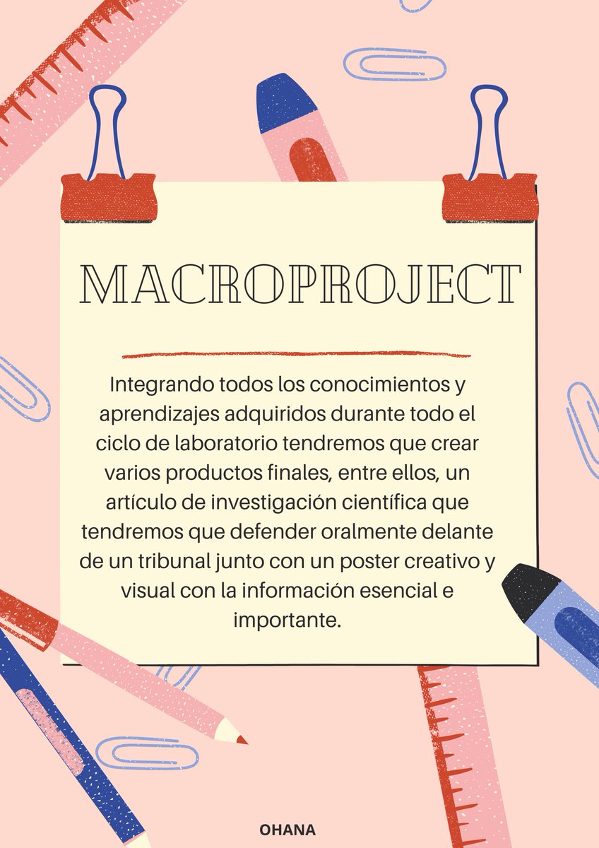 OHANALabDoor's tweet photo. Comenzamos el MACROPROJECT y este es el objetivo del proyecto🤗
#LAB2022 #macroproject #JECLOT https://t.co/rfdsuRTw2u