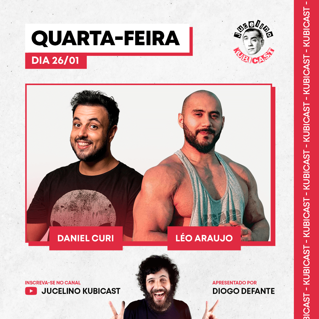 jucelinokubcast's tweet photo. E do nada, amanhã tem jucelino Kubicast pra vocês. O pai trabalha!!!!
.
Papo aleatório com Léo Araujo e Daniel Curi... 
.
Chorumin vai ser amassado amanhã? 
.
Então boraaa, lá pras 14h mais ou menos, ao vivaçoooo!
.
#DiogoDefante #DanielCuri #LeoAraujo https://t.co/rDZRXe4fRV