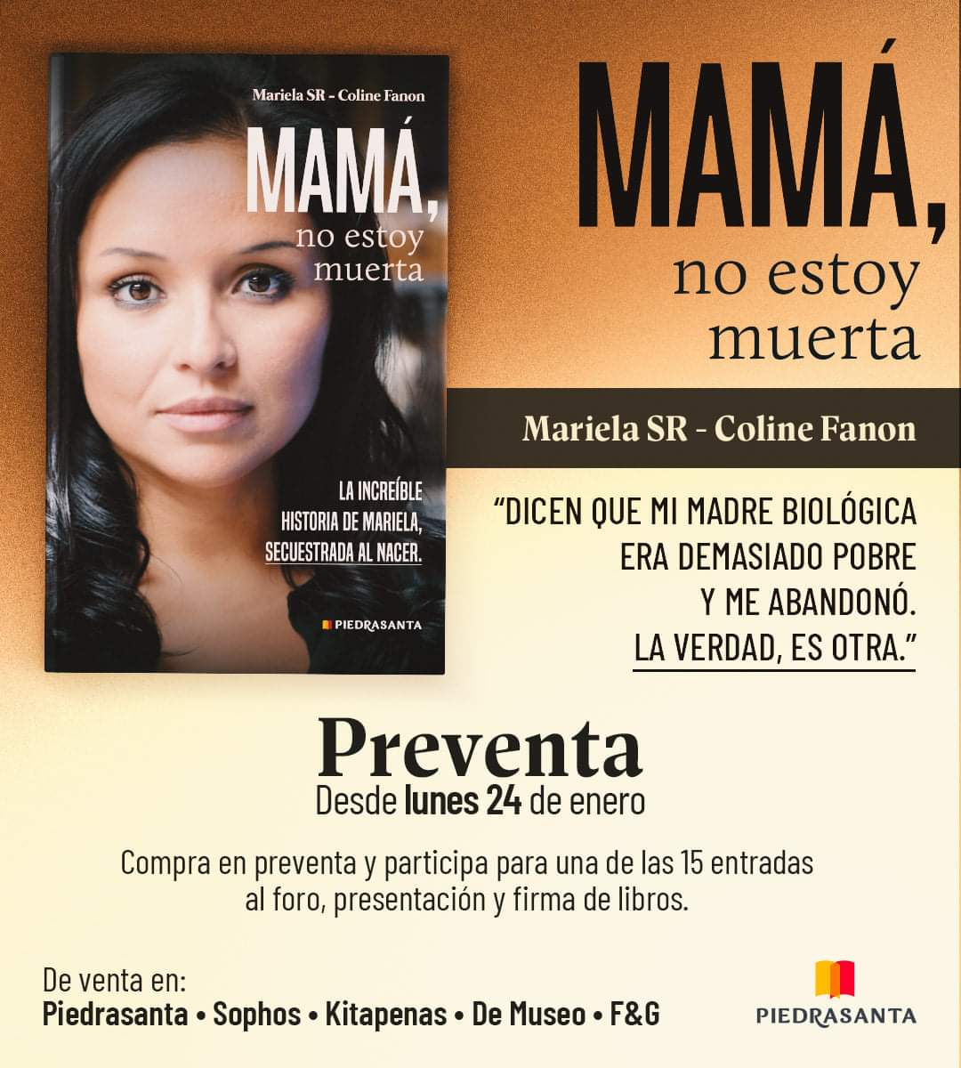 "Un honor poder ponerle la parte musical a esta historia, nos llena de orgullo y de compromiso!

La historia de algo real en América latina, el rapto y venta de niños !

Los invito a adquirir el Libro y a estar pendientes del tema"

#Luis #BeyondTheHeight
#mamanoestoymuerta