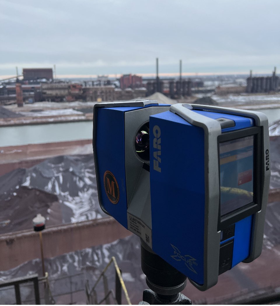 Who knew such a delicate piece of equipment would thrive in a harsh environment. Faro X330 still going strong and delivering great point cloud data.