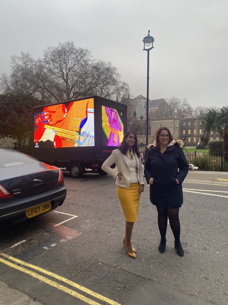 DazeandOrla's tweet photo. Power stance from @JonesyFay and @ClaireCoutinho #StopCyberflashing @BrookCharity https://t.co/PhmPb2ZXQ7