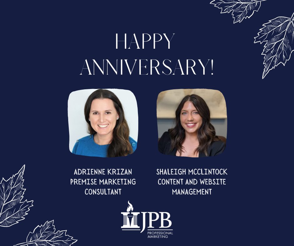 We knew a year ago that we had some rock stars join our team, but we had no idea how high they would fly! Congratulations to Adrienne and Shaleigh on their 1 year anniversary with Team JPB! So excited to see what you'll do this year!