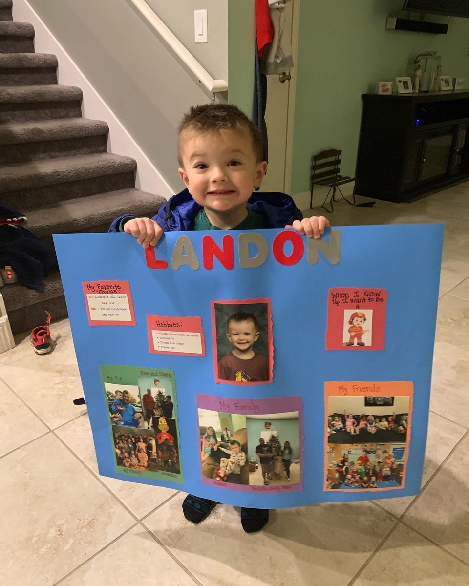 My boy is very excited about being the student of the week in Ms. Johnson’s VPK class <a href="/HorizonElem89/">Horizon Elementary</a> @kt_kearn