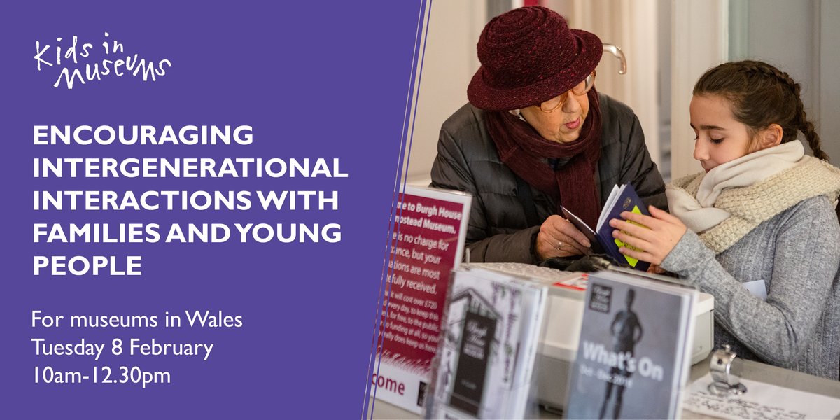 Happy #StDwynwensDay to our followers in #Wales ♥

We are spreading the love with a free online training course for Welsh museums! 

Join us on 8 February to explore how to encourage intergenerational interactions with families and young people. Book now: kidsinmuseums.org.uk/events/encoura…