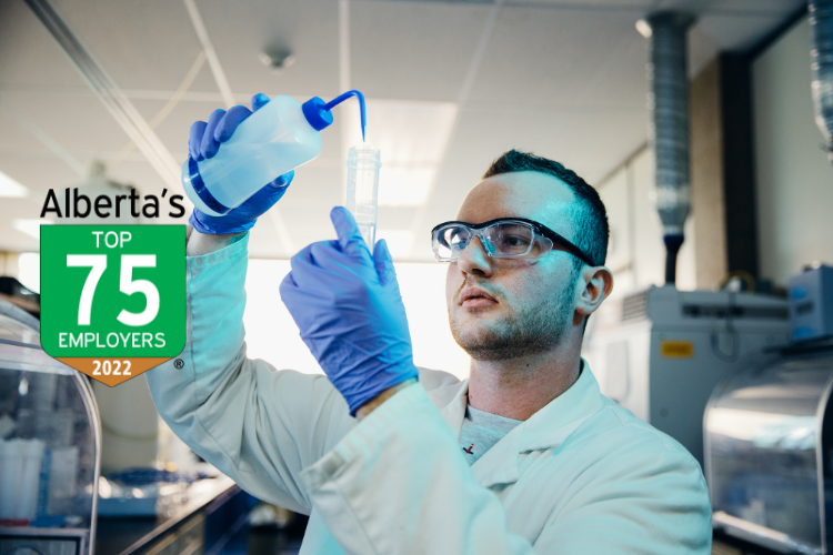 ABInnovates's tweet photo. We are proud to be recognized as an Alberta Top 75 Employer in 2022 by @top_employers!

Our success is a result of the hard work and dedication of our employees. Their ideas, creativity and knowledge has shaped every aspect of our organization. 

Read more https://t.co/YsCPzjEf2W https://t.co/QpqcRazObm