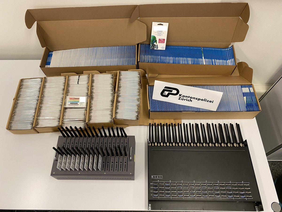 KapoZuerich's tweet image. Zwei mutmassliche Internetbetrüger verhaftet

Die Kantonspolizei Zürich hat am vorletzten Montag ein mutmassliches Betrüger-Ehepaar festgenommen, das mit falsch registrierten SIM Karten GSM Gateways betrieben haben soll. 

zh.ch/de/news-uebers…
#KantonspolizeiZürich