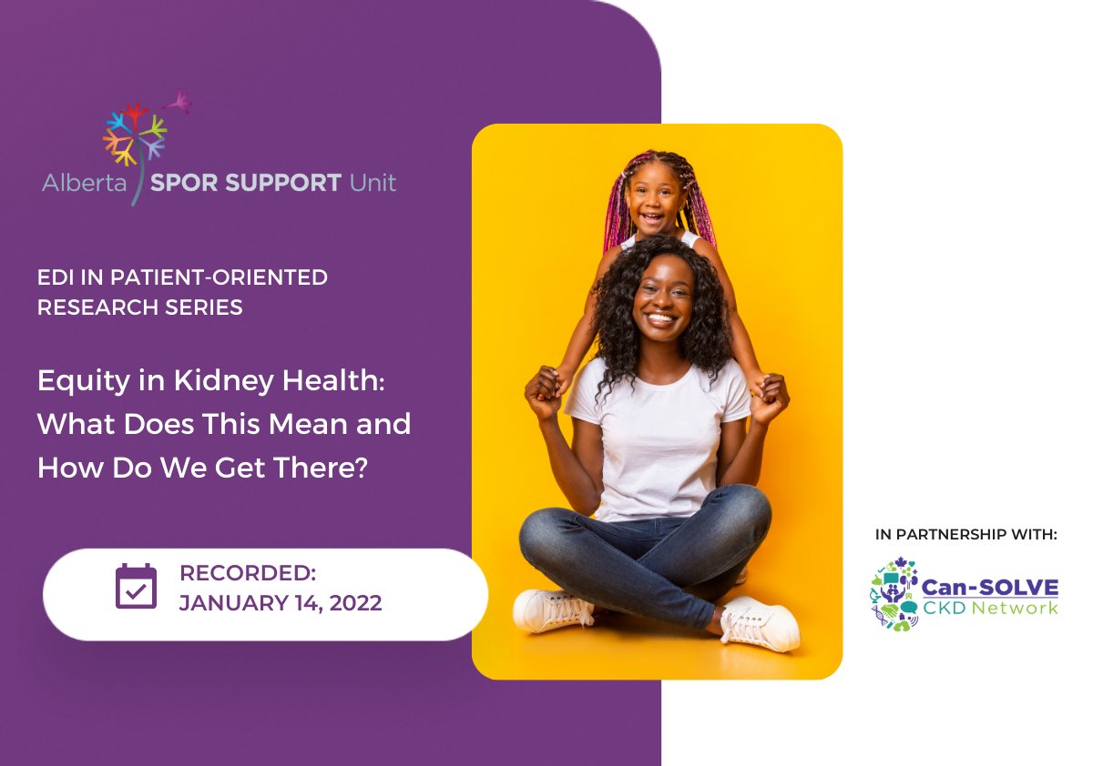 Missed our webinar on "Equity in Kidney Health”? Watch it now @ ow.ly/3uuV50HCyga. Thx to our partner <a href="/cansolveckd/">Can-SOLVE CKD Network - Le réseau Can-SOLVE CKD</a> &amp; our amazing webinar speakers - Charles Cook, <a href="/Kelly_Loverock/">Kelly Loverock</a> , <a href="/itsglendar/">Glenda V. Roberts 😷</a> <a href="/DrRulanParekh/">Rulan Parekh</a> <a href="/DrSandiDumanski/">Sandi Dumanski</a> &amp; Jag Gill - on this important #EDI topic.