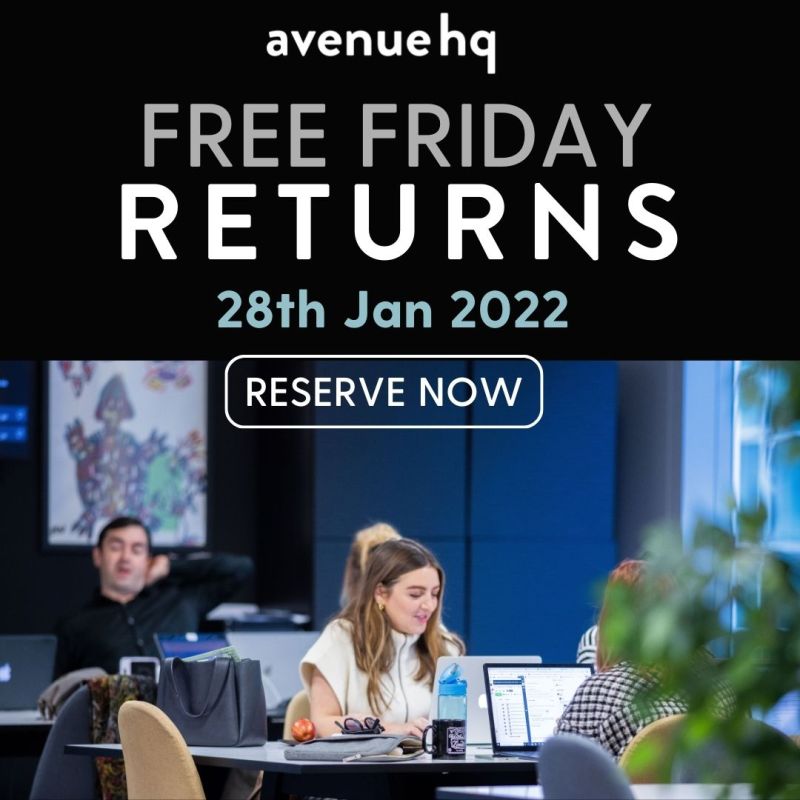 Less than three days for you to sign up and experience work-life at Avenue HQ this Friday 28 January. Spaces are filling up fast - Choose your location and register here 👉🏻 hubs.ly/Q012PX2r0