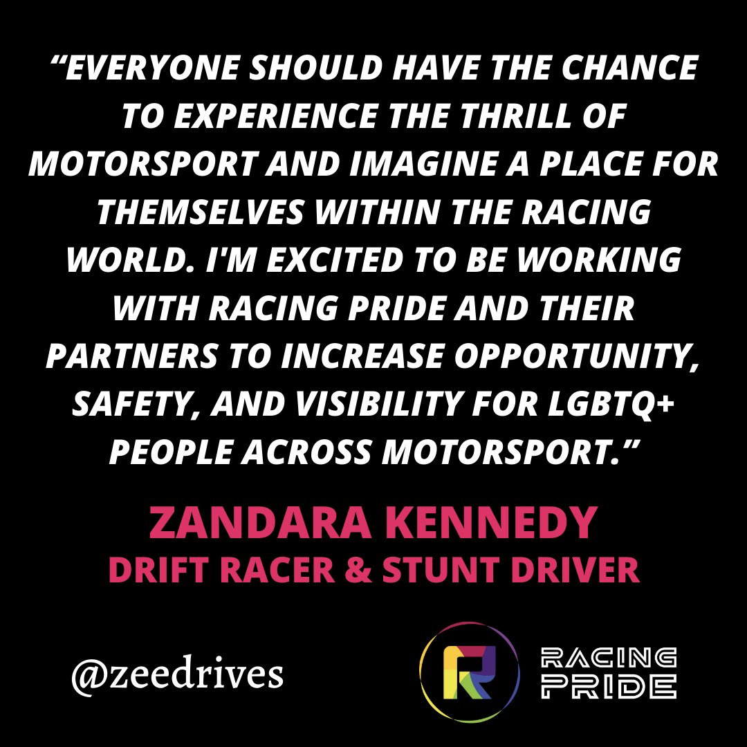 Say hello to Zandara Kennedy. 💃🔥

Following our North America launch, she is one of the new Driver Ambassadors... and she's on fire! 😱🇨🇦

Zandara is a Canadian #LGBTQ+ drift racer and stunt driver, so prepare for lots of awesome photos as she represents Racing Pride. 🏳️‍🌈🏳️‍⚧️