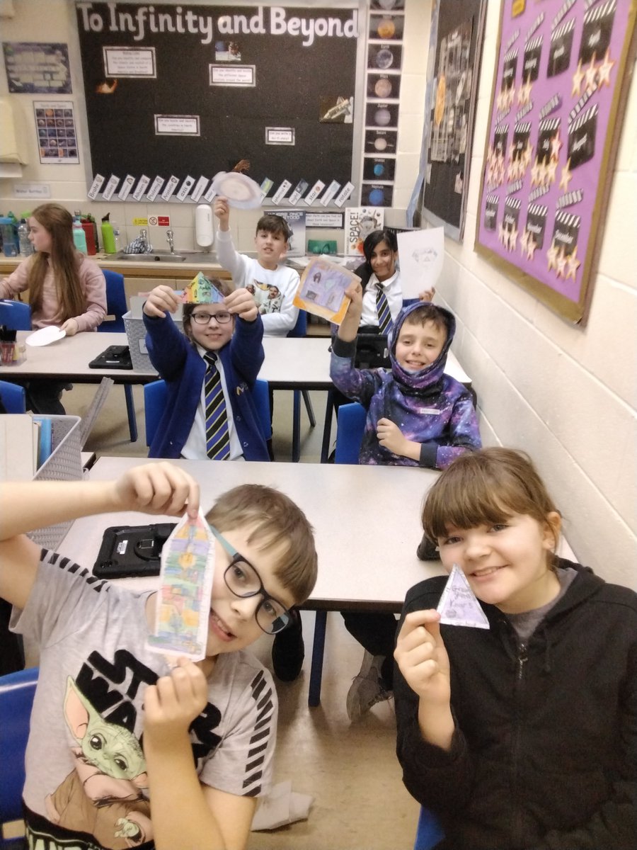 DeltaGreengates's tweet photo. Year 5's Space Day was out of this world! Well done astronauts, you've now graduated from Space Training! #astronauttraining #Year5GG #TeamGGScience @esa https://t.co/h9dnsFKdQK
