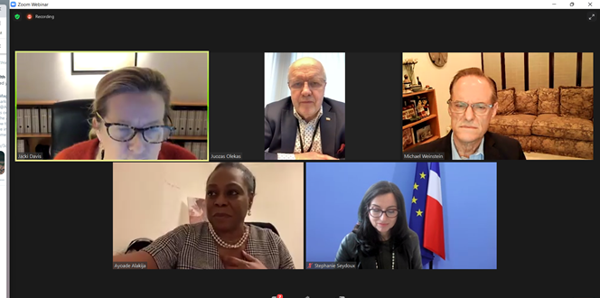 AhfEurope's tweet photo. Thank you to all our speakers @Michael_AHF, @yodifiji, @S_Seydoux, @juozas_olekas and our moderator Jacki Davis for the great webinar today.
#inclusion #pandemictreaty #FutureofHealth https://t.co/cxx1oKoGWg
