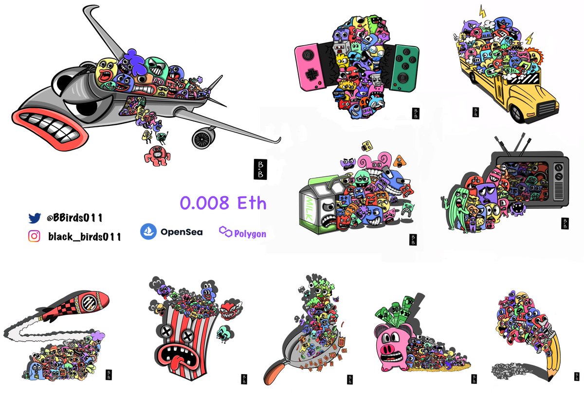 I will draw Doodle Art No.001-888 Collection
Please follow my job.If you like my job, please share with others. To stimulate the power to continue to work
opensea.io/DOODLE_ART_bla…

#NFTs #NFT  #NFTCommunity #NFTArtist
#nft  #NFTCommunity #artwork #opensea #art   #DoodlesNFT
