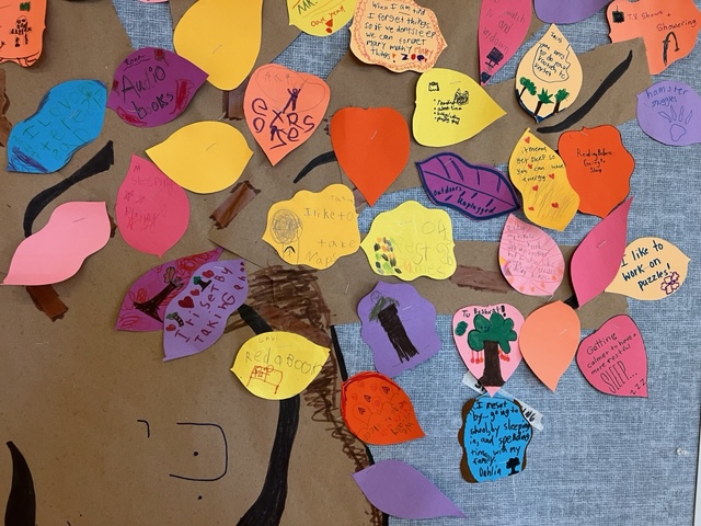 schechterNYC's tweet photo. As we celebrate Tu Bishvat during the Sabbatical year for the Land, K-8 Schechter Manhattan students reflect on the importance of giving the land a year to reset and recharge and how these concepts apply to our own lives. #Gesher https://t.co/PuHqpePKEK