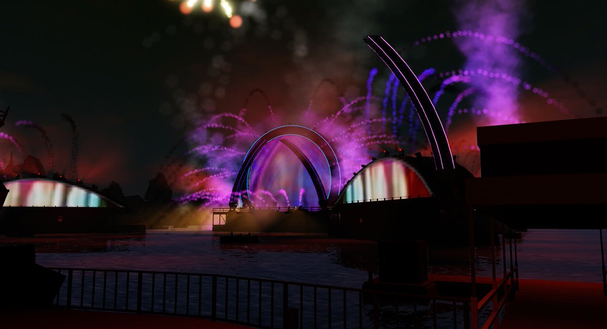 MagicEnterRBX's tweet image. Remember, Harmonious, our best show, plays nightly at 4:00 PM EST and 8:00 PM EST! 🎆#Harmonious #RobloxDev