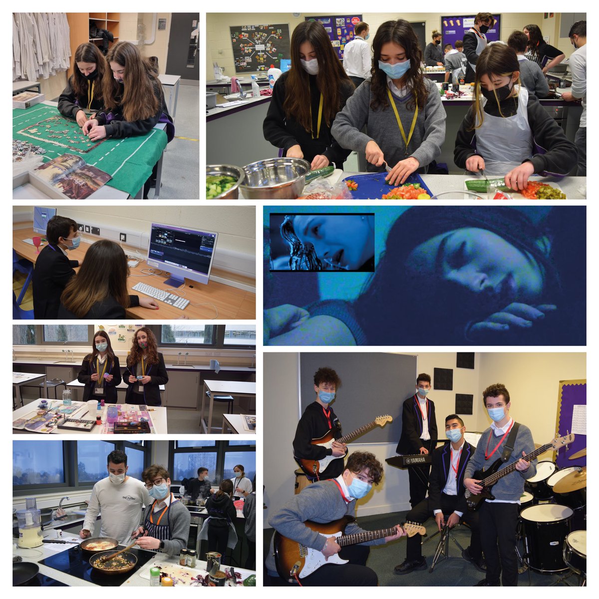 JCoSS students enjoyed a choice of over 50 activities on Enrichment Drop Down Day today. Sessions ranged from cooking culinary delights in the ‘Israeli Café’ to ‘Battle of the Bands’ and a ‘4 Hour Film School’ where they could recreate famous scenes from popular movies! #JCoSS
