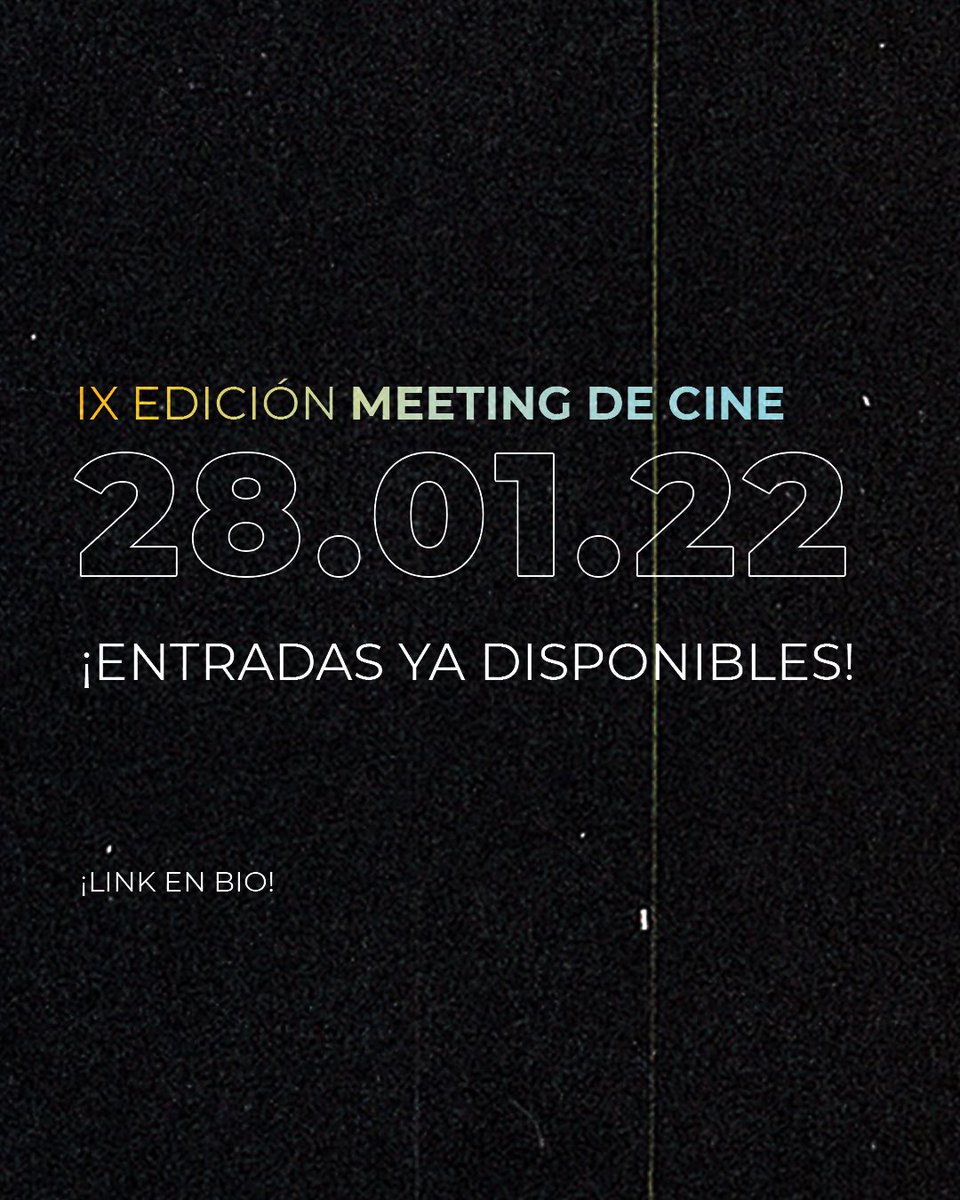 meetingdecine's tweet photo. ¡Hey you, filmmaker! ¿Nos vemos este viernes en @EspacioFTef ? https://t.co/dwwSOyYZ5k