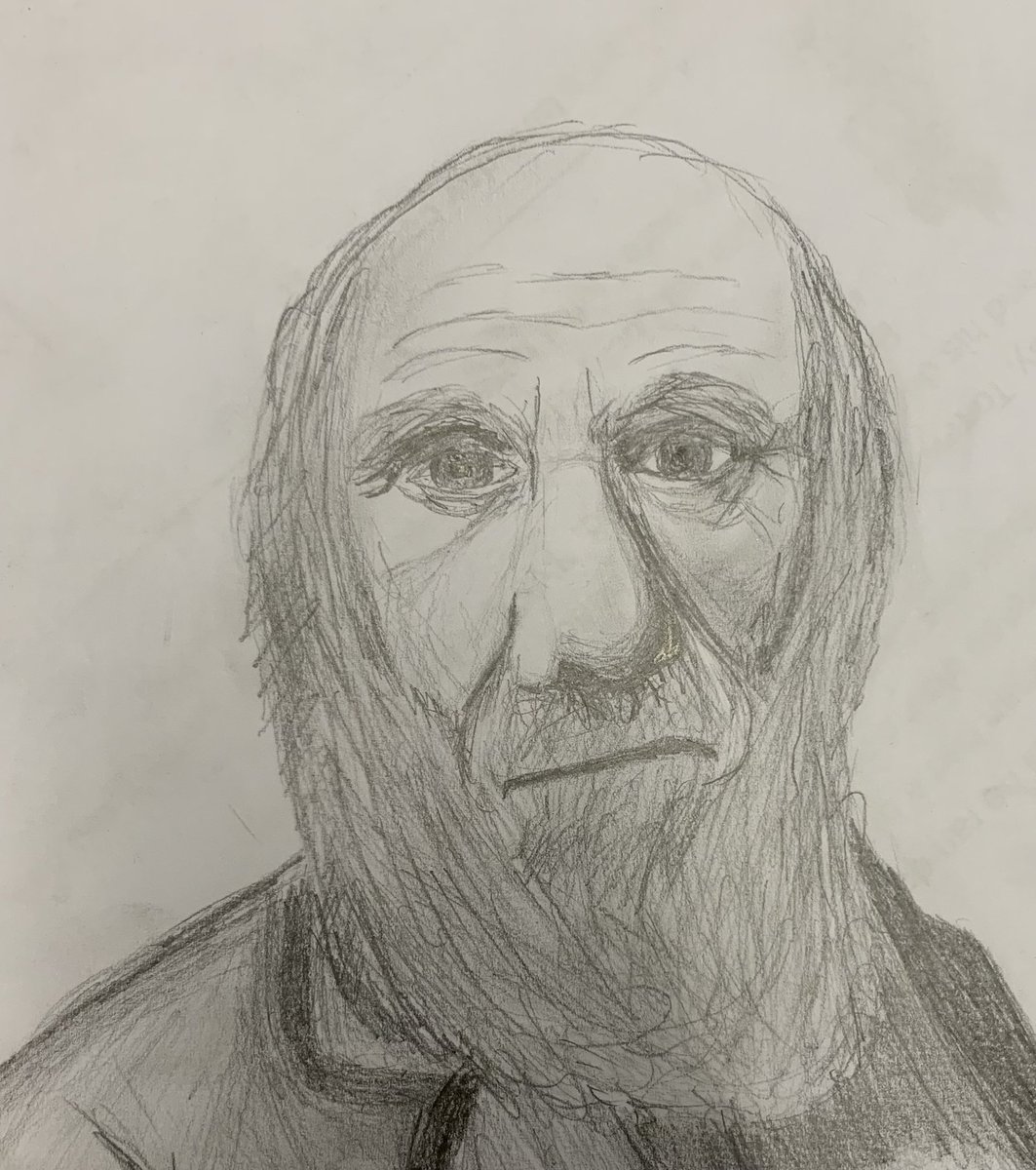 MrsSTeach10's tweet photo. I do have some very gifted artists in my class. Here are some examples of their portraits of Charles Darwin. #cornerstones #darwinsdelights #edutwitter #charlesdarwin #year6 #primaryart #primary #artists https://t.co/cP0xtpsTMW