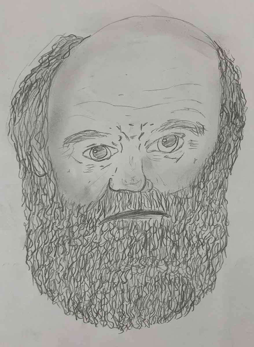 MrsSTeach10's tweet photo. I do have some very gifted artists in my class. Here are some examples of their portraits of Charles Darwin. #cornerstones #darwinsdelights #edutwitter #charlesdarwin #year6 #primaryart #primary #artists https://t.co/cP0xtpsTMW