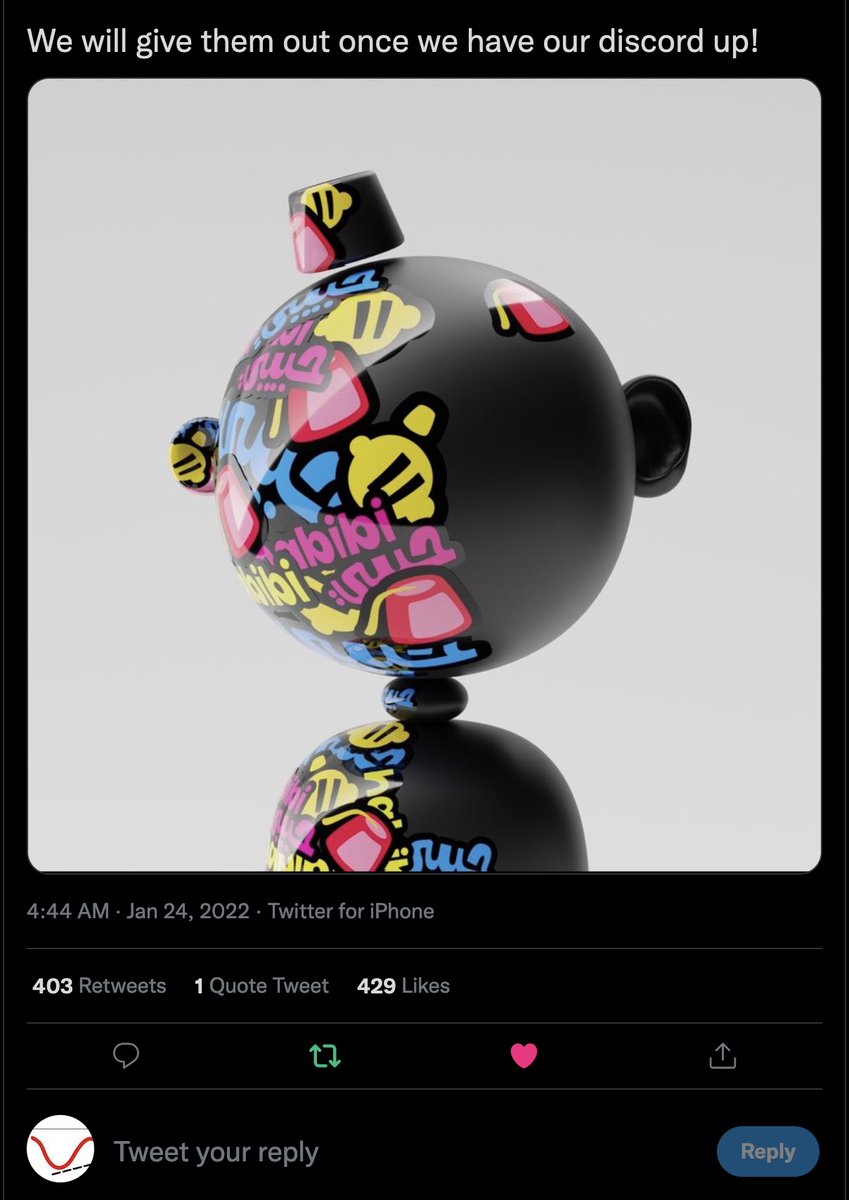 NF3D1's tweet photo. @BobbleHeadzNFT @BasicBlockNFT Done, very excited, already just the reference picture looks 🔥 https://t.co/cwT9y8YX8J