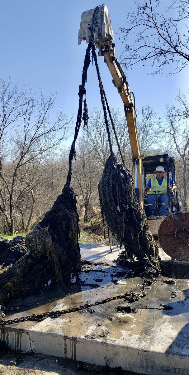 MySAWS's tweet photo. TANGLED MESS: Our brave crews recently pulled these colossal, entangled wipes/rags out of our sewers 🕳 on the southwest side of #satx. Flush 🚽 only the 3 Ps: pee, 💩 &amp; 🧻 #WipesClogPipes #txwater @JeffGSpursZone https://t.co/3quVBXBMxs
