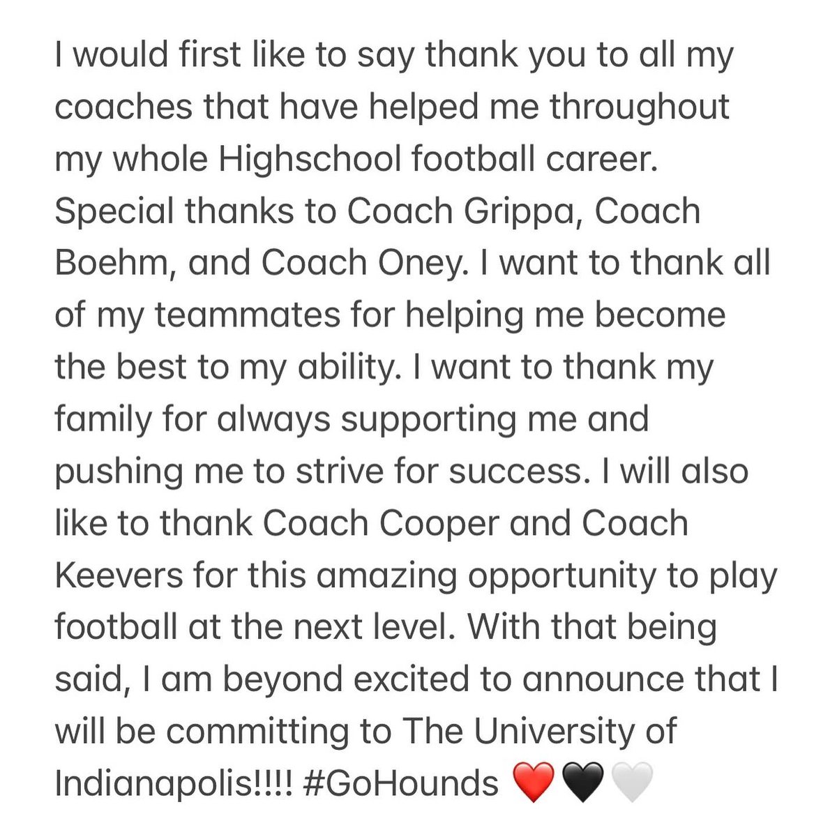 chaseduesing's tweet photo. Committed ❤️🖤🤍#gohounds @fbcoachcoop @KeeversChris @CoachHeaston @CoachGrippa https://t.co/ybkWsdQkrR