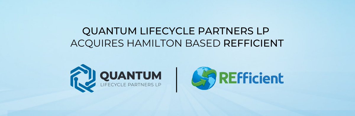 REfficient's tweet image. We have news! REfficient is now part of the Quantum Lifecycle family #hamont
refficientinc.com/quantum-announ…