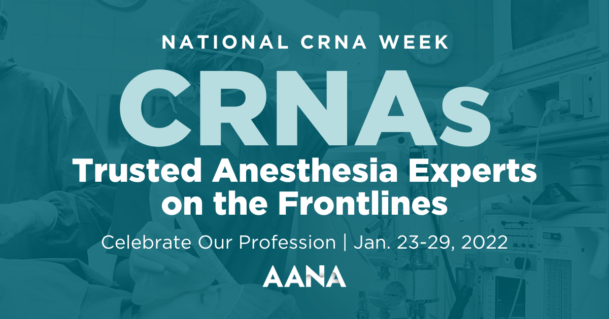 For all CRNAs, both practicing and in training, our team would like to thank you for all you do, and wish you a happy National CRNA Week! #CRNAWeek