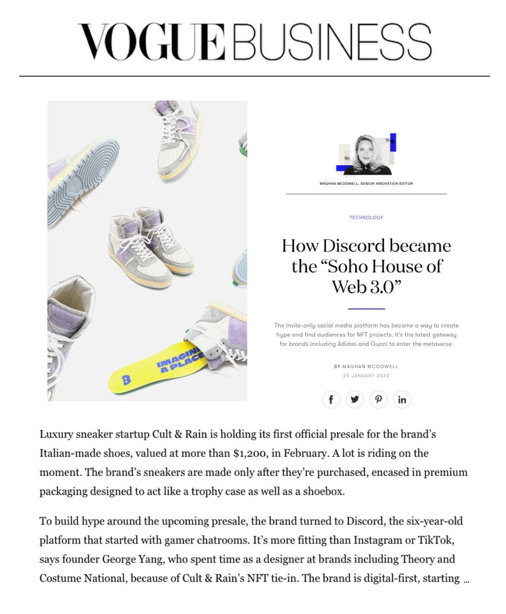 Cult & Rain tweet media