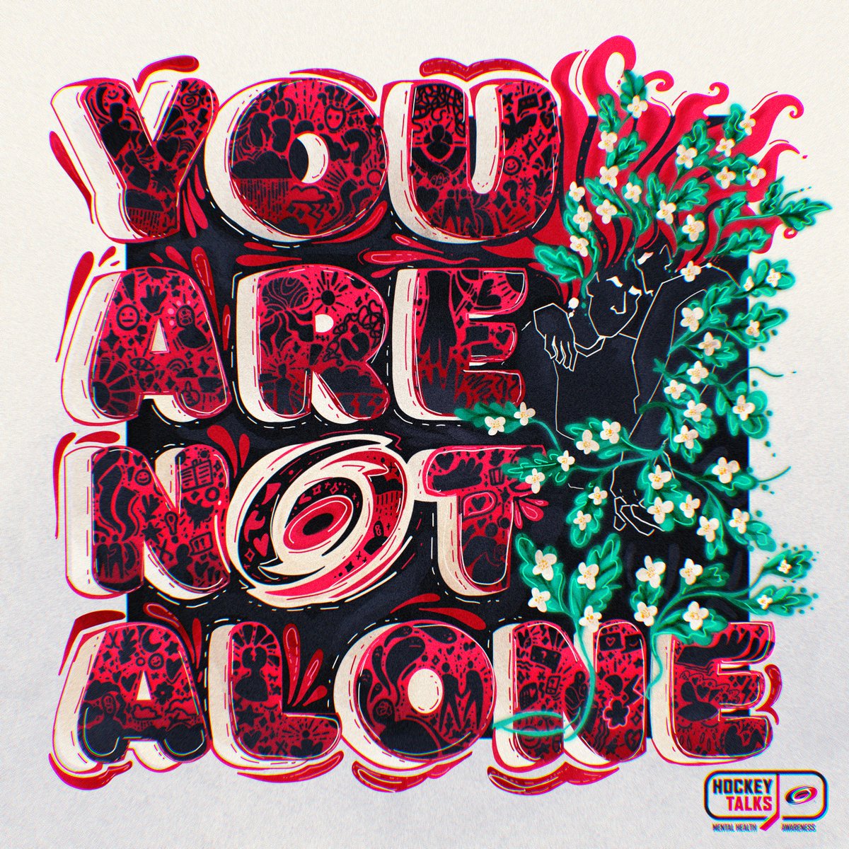 Canes's tweet photo. It's OK to not be OK. You are never alone. https://t.co/1pNskCK9yt