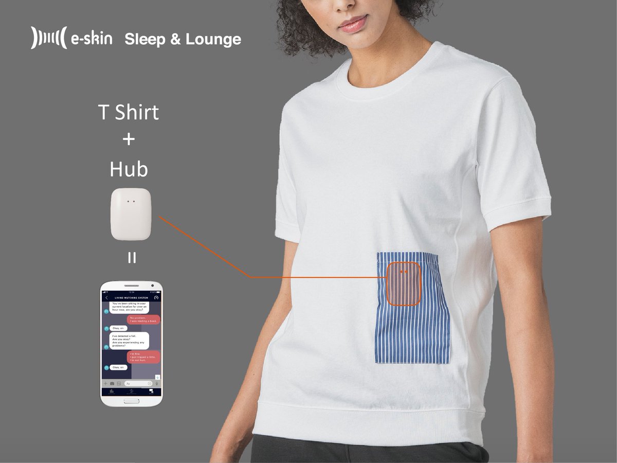 🧠 Smart wearables: let's walk without problems. Watch: youtu.be/LeldXGQXWEY

🪢 Japanese Start-Up <a href="/Xenoma_Inc/">Xenoma Inc.</a> presented its e-skin Sleep and Lounge idea. 

👵🏻 Special pyjamas for elderly people tracks their wellbeing in the case of various health problems. 
#WIIS21