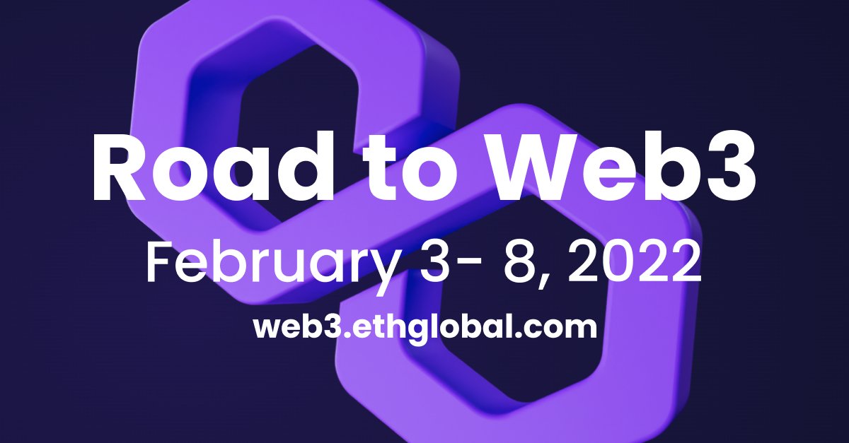 ETHGlobal's tweet photo. We're teaming up with @0xPolygon to create the ultimate online hackathon experience, and we want you to be there! 🚀

Don't miss #RoadtoWeb3—one week of hacking and summits with over $250k in prizes. 🥳

Apply today 👇

https://t.co/dgfQT9O83N https://t.co/HsC9EGoyMG