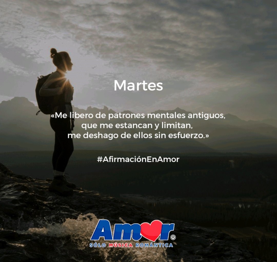 BrendaTenAmor's tweet photo. Es hora de soltar esos pensamientos que te limitan... 🙌🏼🙌🏼🙌🏼

#AfirmacionEnAmor  #BuenosDias  #FelizMartes  #liberate #suelta  #pensamientopositivo  #afirmacionesdiarias  #mentesana 

🎧 https://t.co/3gX2ItHsH1 https://t.co/mULvpaUBQT