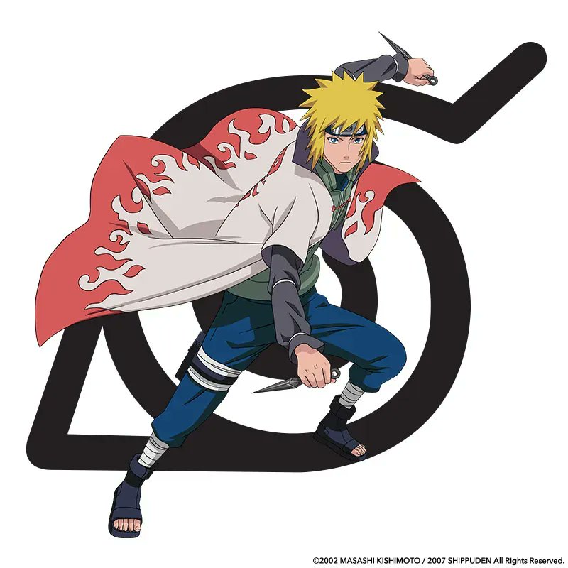 Happy birthday to Naruto s dad, Konoha s Yellow Flash and Fourth Hokage, Minato Namikaze. 