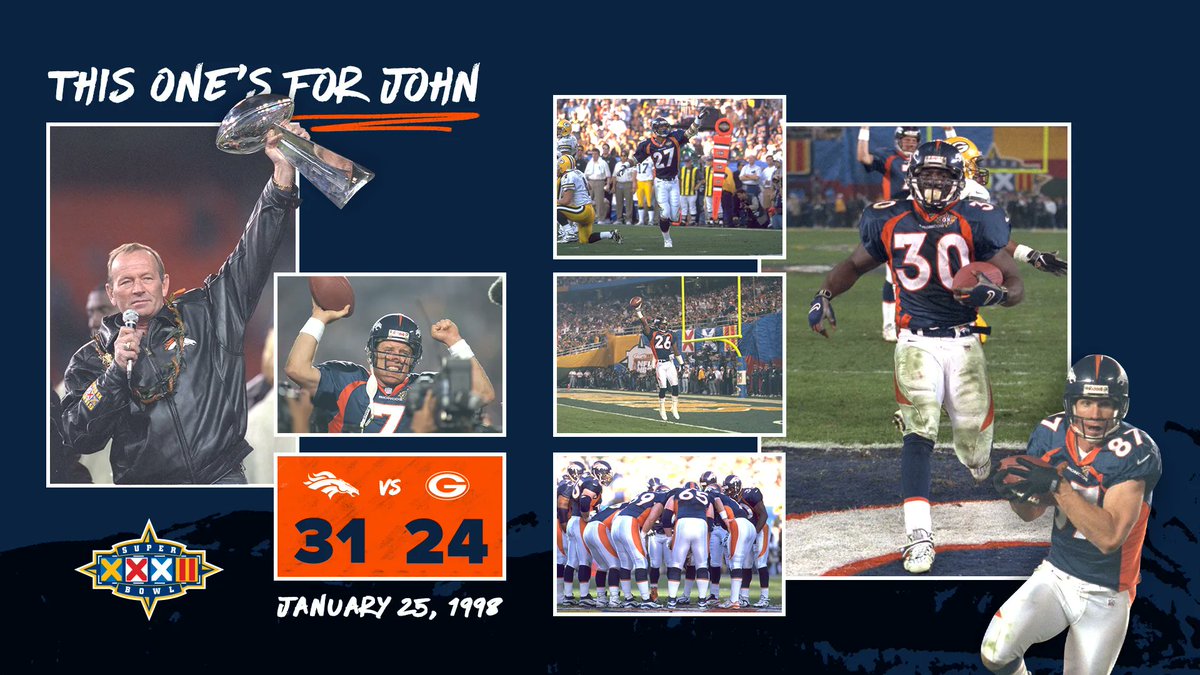 Broncos's tweet image. On this day, 24 years ago ... 🏆