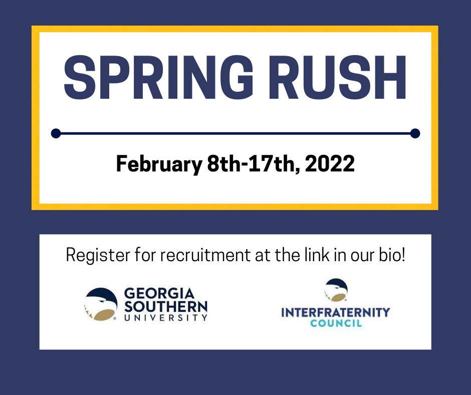 Spring Rush is right around the corner! You can register through the link in our bio. If you have any questions feel free to message us!