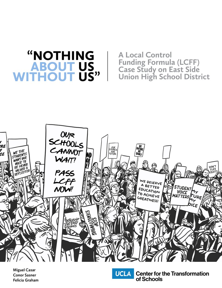 New <a href="/ctschoolsucla/">UCLA Center for the Transformation of Schools</a>  research profiles youth engagement in educational opportunity and equity in #LCFF case study of ESUHSD with <a href="/Cal4Justice/">Californians4Justice</a> seis.ucla.edu/news/nothing-a…