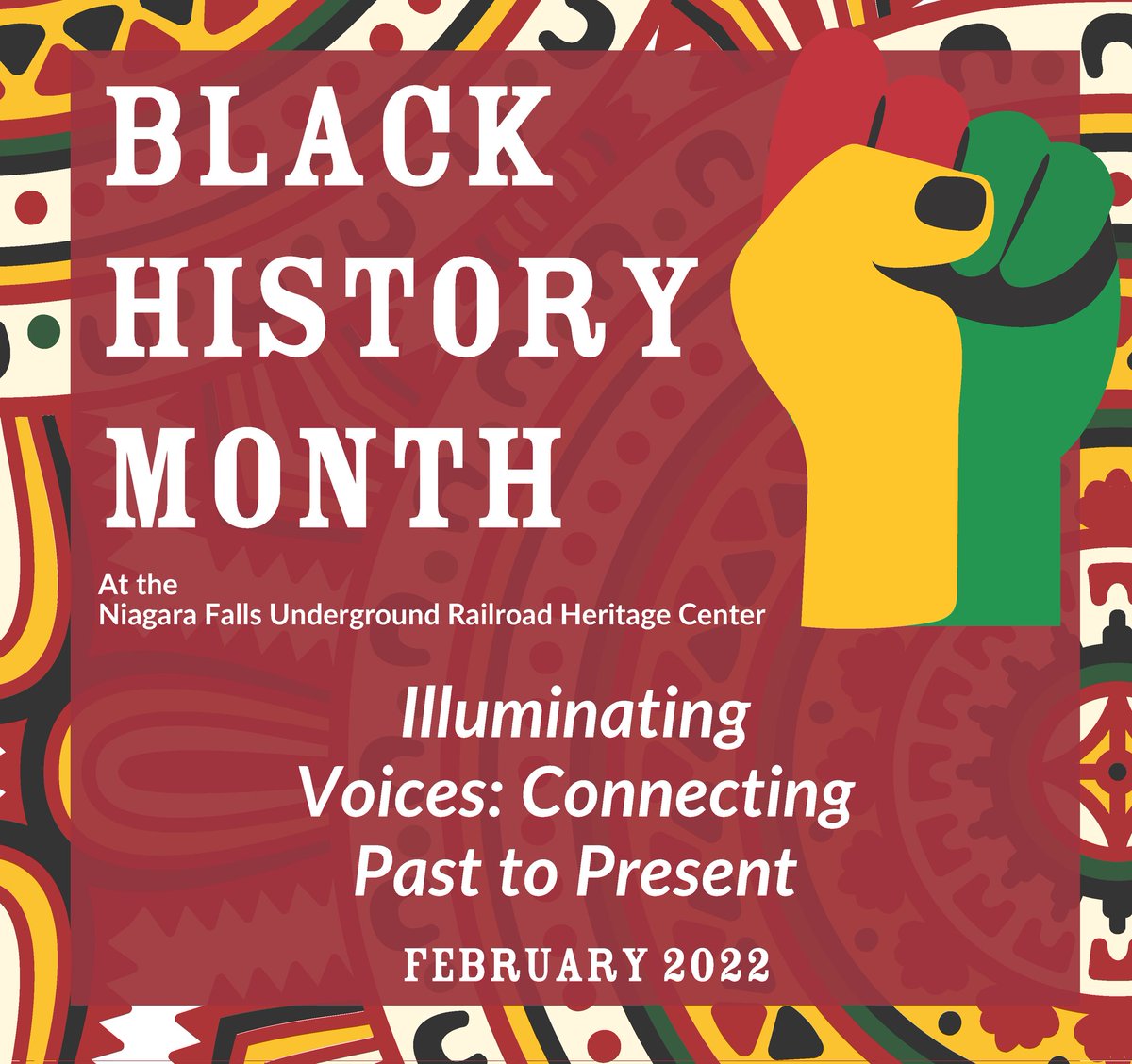 🎉✊🏾Celebrate Black History Month with the Hertiage Center! ✊🏾🎉 We have empowering and educating programming all month long. 
Check out the link for our full calendar of events! bit.ly/3tZ8L36
#blackhistorymonth #blackhistorymatters 
#harriettubman