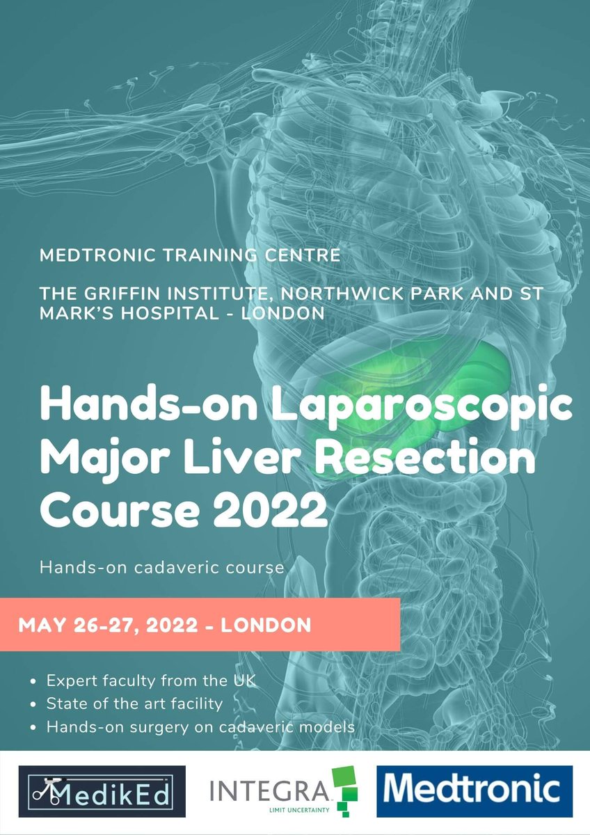 AndreiTanase84's tweet photo. 🔥2022 Dates for the UK's only 🏥😷Hands-On Cadaveric Major Hepatectomy Course 🔥Spaces filling up quickly! Signup via email or our @Medik_Ed platform. https://t.co/nWGel56MvF @somaiaharoori @MedtronicUK @Augishealth @AUGISt_UK @asgbi @OmarMownah @Pete_Labib https://t.co/t3GOZSgzw3