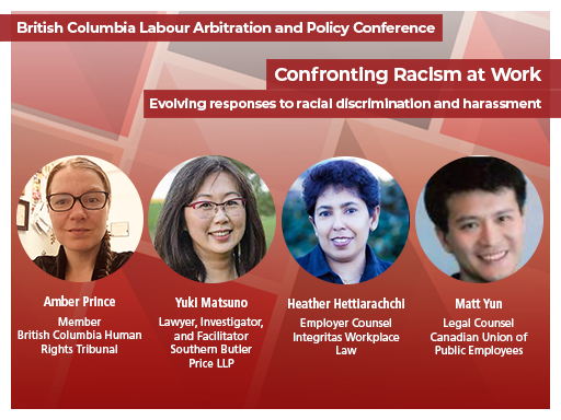 LancasterCanada's tweet photo. 📢 ICYMI! Our B.C. Labour Arbitration and Policy Conference on Mar. 2 will explore dealing with mental distress caused by workplace relationships, policies, &amp; practices, and extent to which caselaw on racial discrimination &amp; harassment is evolving. https://t.co/wBILOc4846 https://t.co/k5v1RU2psA