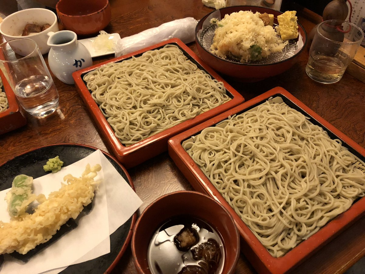 3rdgenking's tweet photo. 本日は、美味しいお蕎麦を頂きました！

#そば #蕎麦 #和食 #てんぷら #ざるそば https://t.co/Kp6WYWokM5